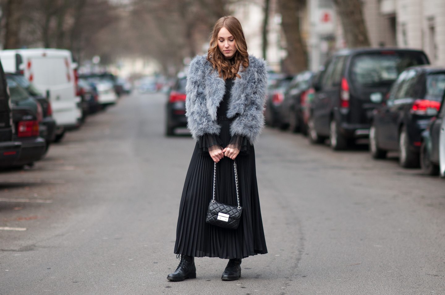 MBFW Outfit - 4 - Feather jacket